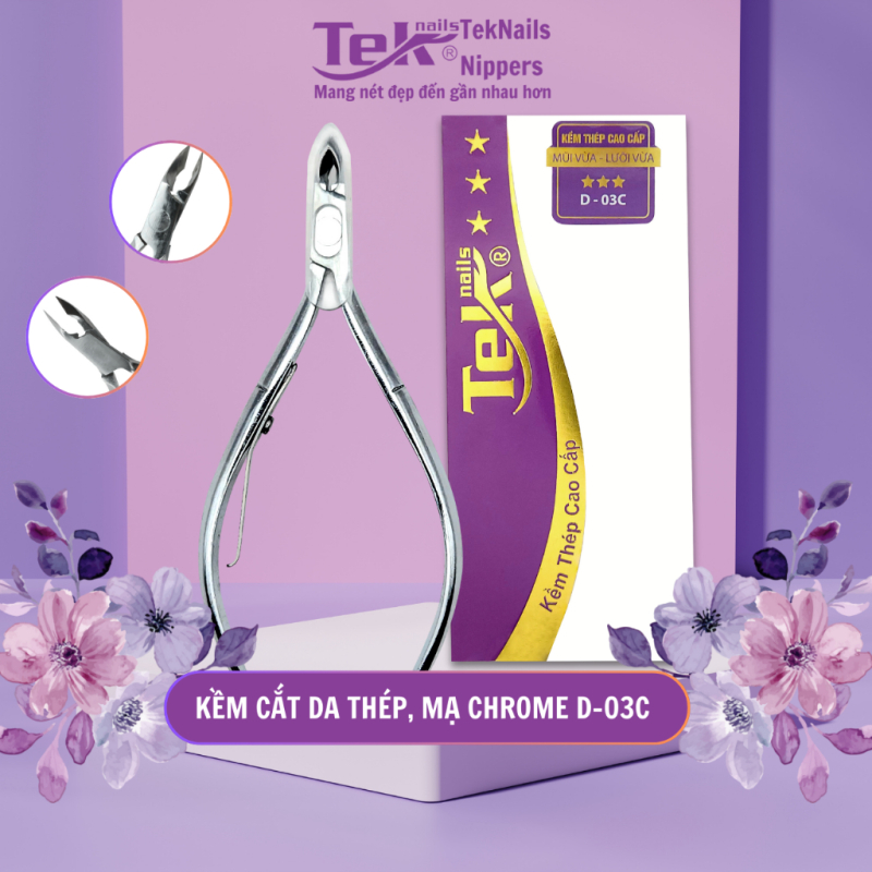 Kềm Cắt Da Teknails D-03C