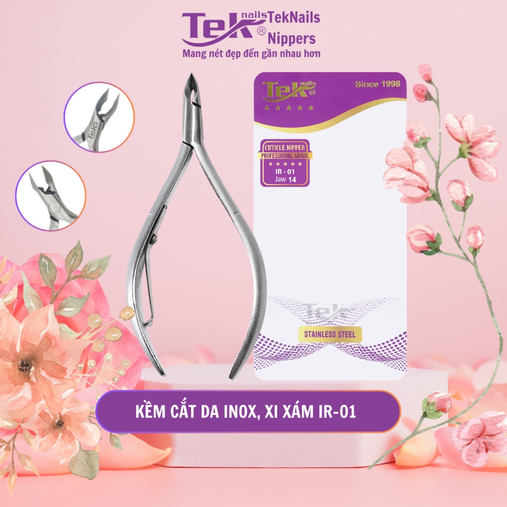 Kềm Cắt Da Teknails IR-01 (Jaw 14)